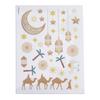 Festive Eid Wall Sticker Wall Decals for Eid Celebration Ornament Easy To Apply PVC Decal No Traces Left Behind