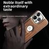 16 Pro Max Electroplat Crocodile Texture Leather Magnetic Phone Case for IPhone 14 Pro Max 13 12 15 16 Bracket Protective Cover