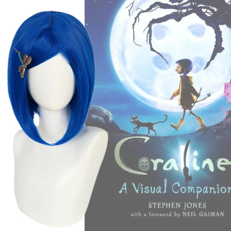 Coraline Den Hemmelige Dør Cosplay Paryk Med Højtemperatur Silke Til Rollespil Og Kostumefester