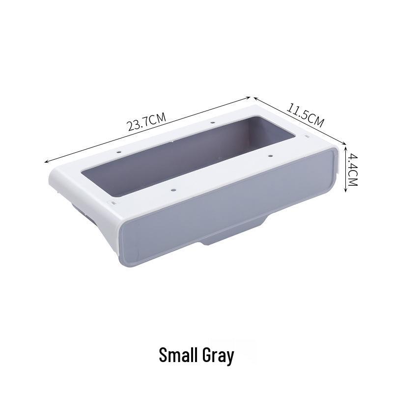 Punch-Free Hanging Seasoning Jar Rack with Drawer and Partition Basket