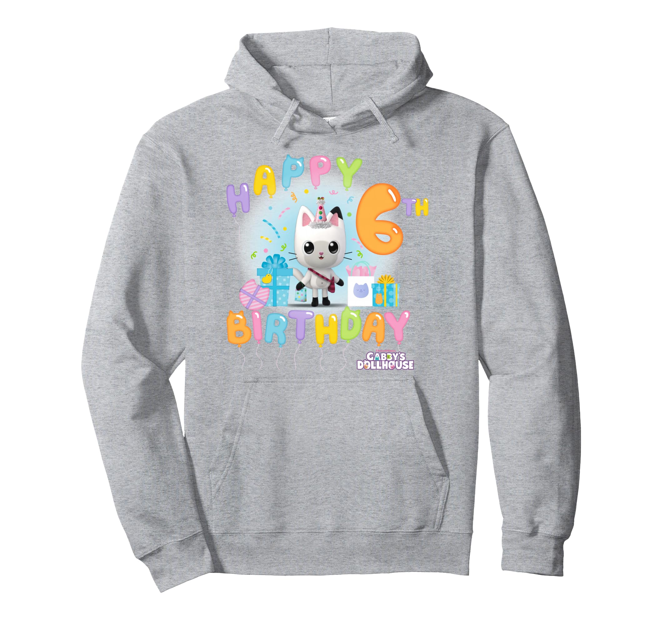 

DreamWorks Gabby s Dollhouse Happy 6th Birthday Hoodie