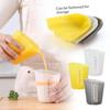 250Ml Silicone Measuring Cup With Scale Transparent Measuring Cup Heat Resistant Soft Measuring Cup Baking Tool