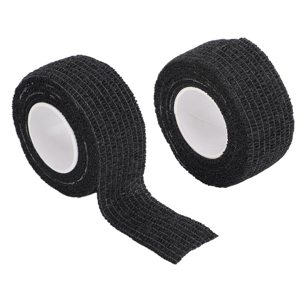 10 rolos de 1 polegada x 2 jardas, fita adesiva autoadesiva respirável, elástica e coesiva para escrita