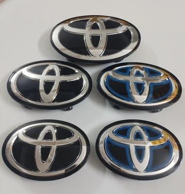 3D Car Logo Front Grill Hood Hybrid Emblem for Corolla Camry RAV4 Hilux CHR Highlander Yaris Vios Alphard Prius Reiz Wish