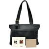 Old Coach 4155 Handbag Leather Black Women G6C Large Pre-Owned Used