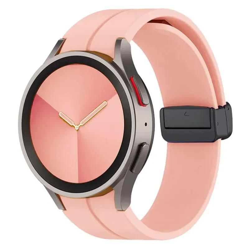 20mm Band For Samsung Galaxy Watch 7/6/5/4/44mm 40mm 5 Pro 45mm Silicone Bracelet correa Galaxy Watch 6 classic 47mm 43mm strap