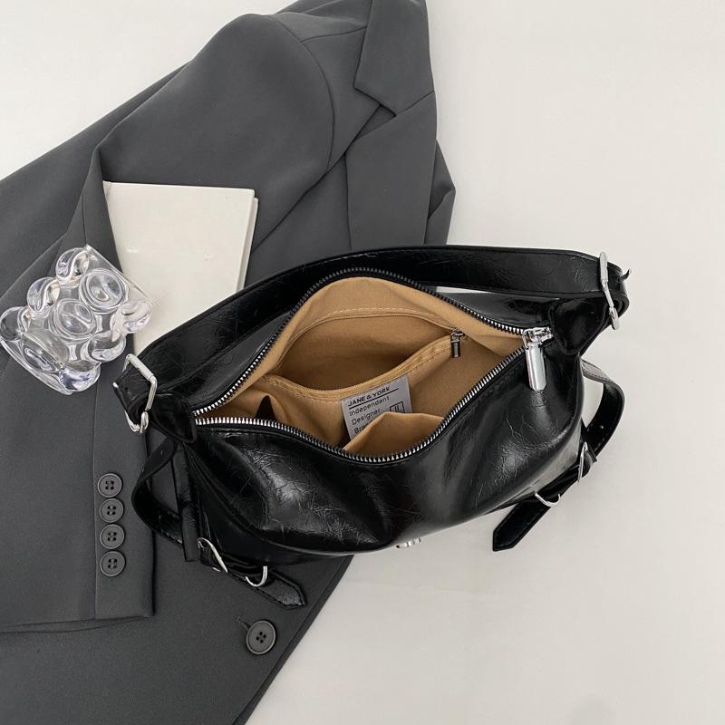 Poșetă și geantă de mână pentru femei, la modă retro, cu umăr, cu design cu centură