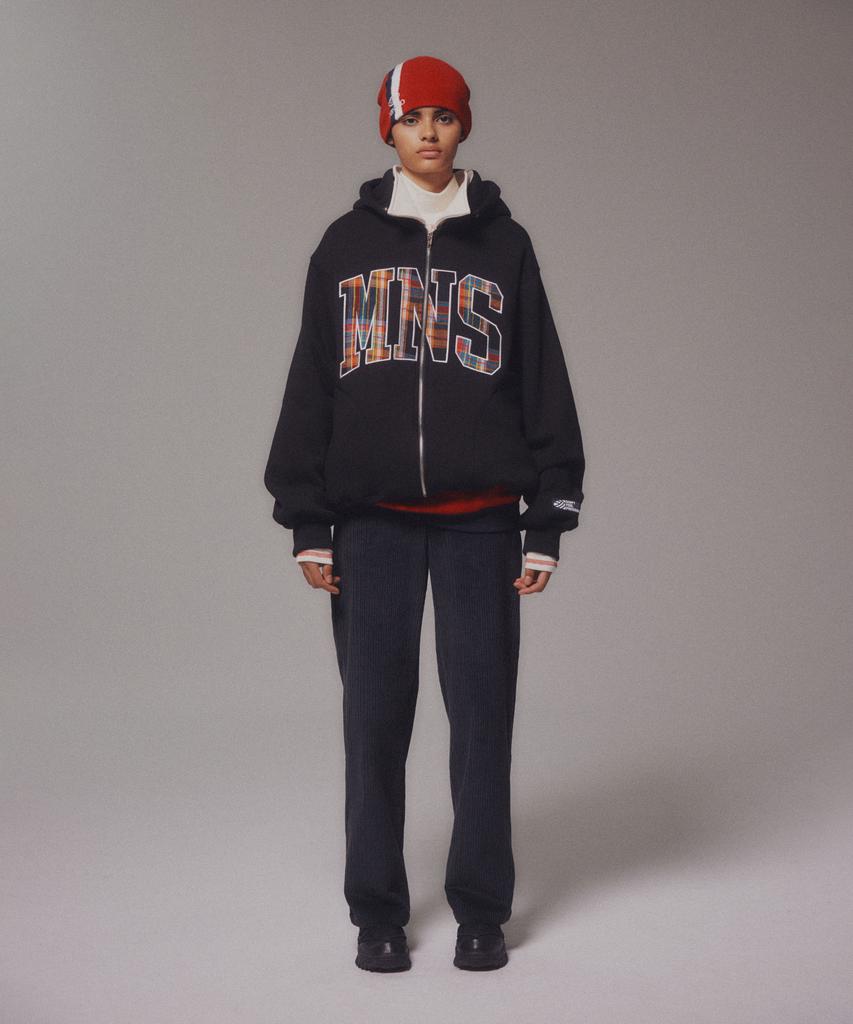 Minasu Corduroy Straight Pants_Navy