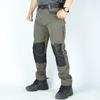 Outdoor Tactical Pants Men Spring Autumn Many Pockets Elastic Waist Mens Military Cargo Pants Waterproof Army Pants For Men No Belt