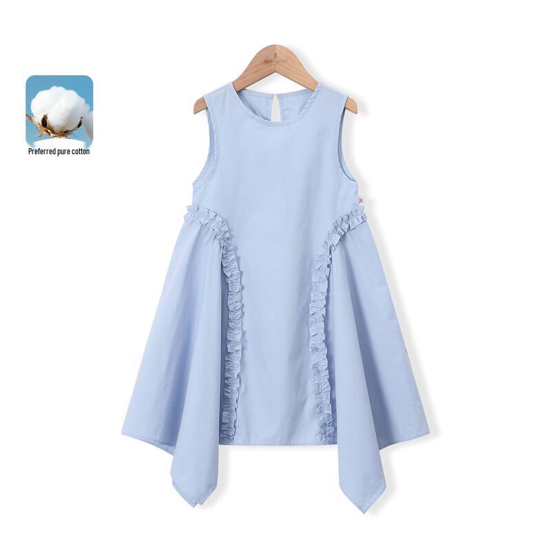 MonTAGUT Girls' Sleeveless Casual Midi Dress