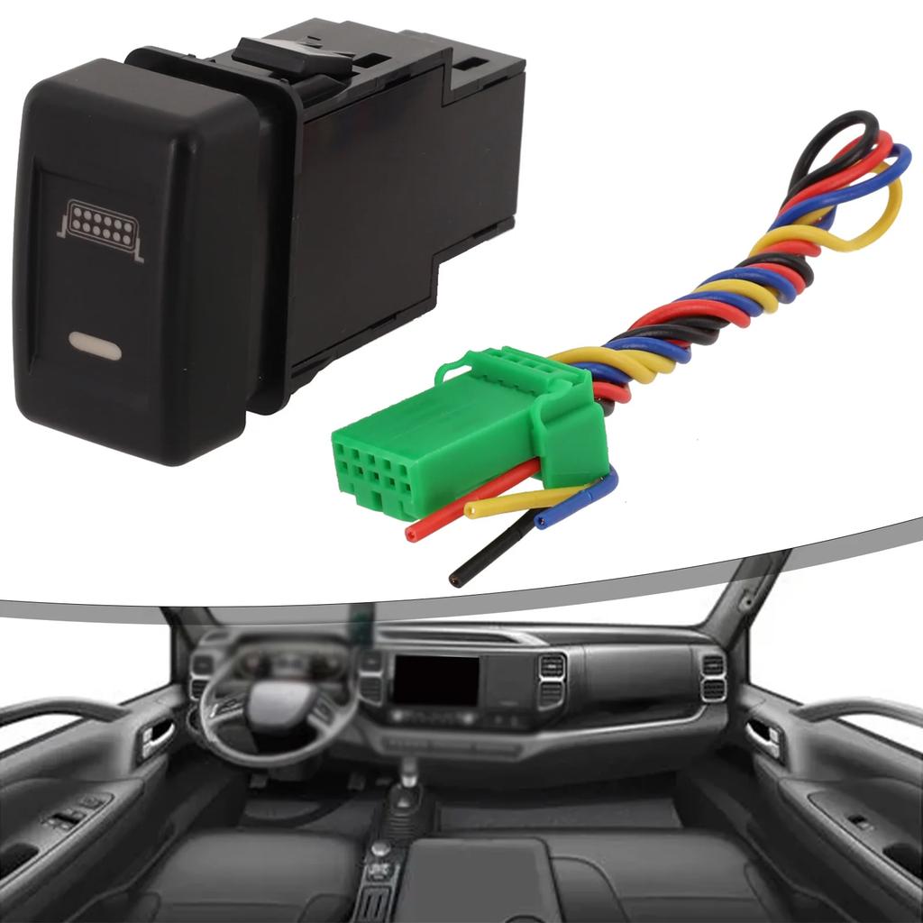 Fit For Isuzu MU-X 2012-2020 LED Lightbar Switch For Isuzu Amber Green Comes With Connector Wire Kit Direct Replacement
