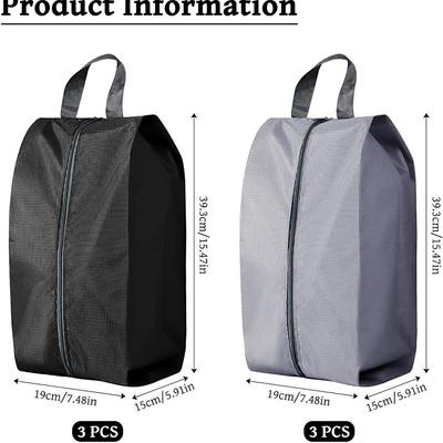 New 6 Pcs Shoe Bags for Travel, Portable Nylon Shoe Bag for Daily and Travel Use
