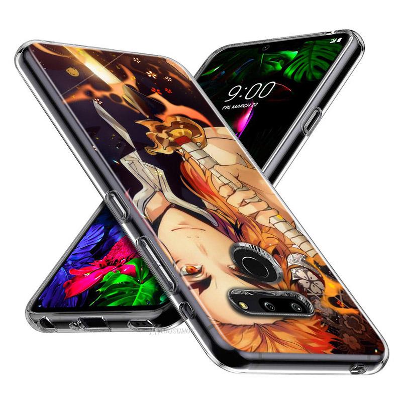 Demon Slayer Kimetsu No Yaiba For LG V60 V50S V50 G8X G8S G8 G7 ThinQ 5G K61 K51S K41S K30 K20 Q60 Q9 Soft Phone Case