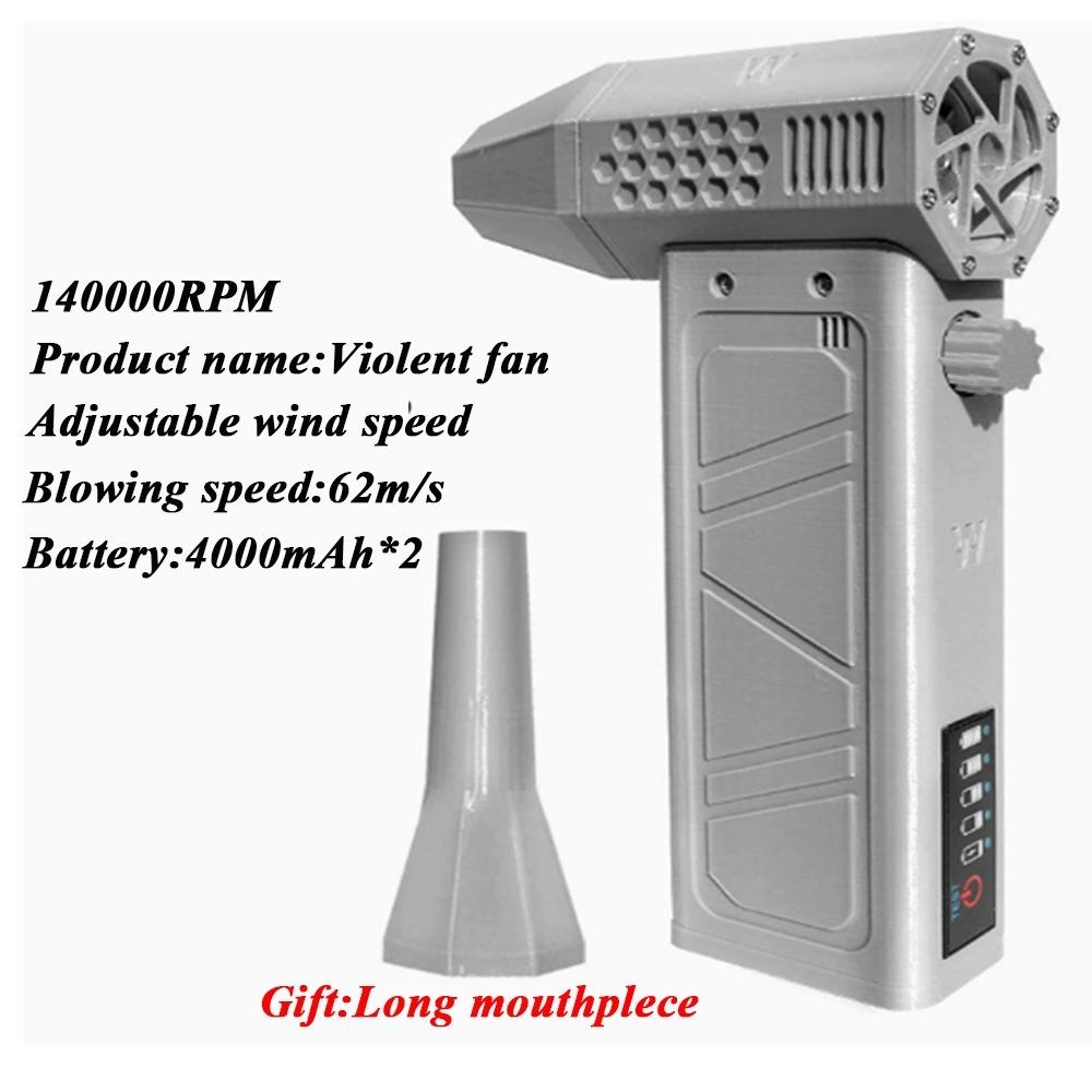 140000RPM Turbo Jet Fan Power Display Blower Cleaner Portable Brushless Vacuum  Car Cleaning
