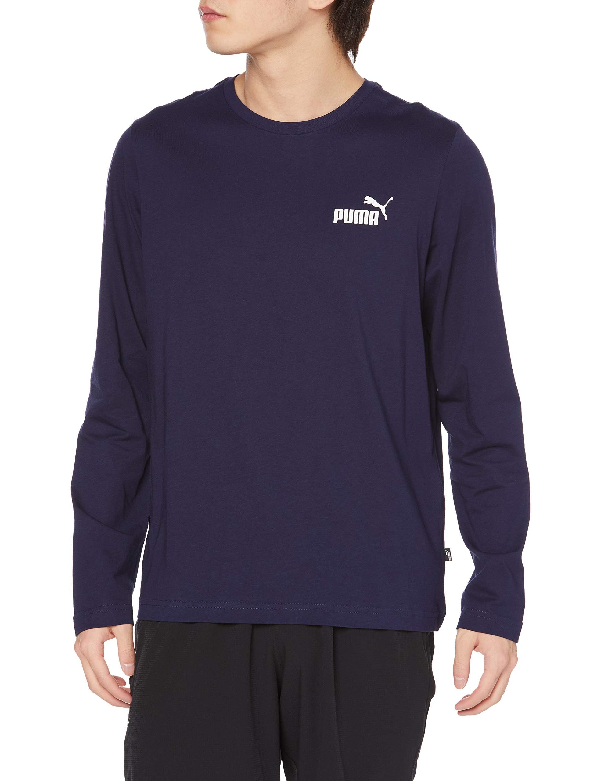

PUMA Long Sleeve with ESS 1 Simple 2023 Black Size L Men s T-Shirt No. Logo, Design, Fall/Winter Color, (01),