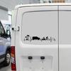 EKG-Form Wohnmobil Reiseaufkleber Auto Karosserie Erkunden Fahrrad Palme Herzschlag Vinyl-Aufkleber Auto Dekor Zubehör