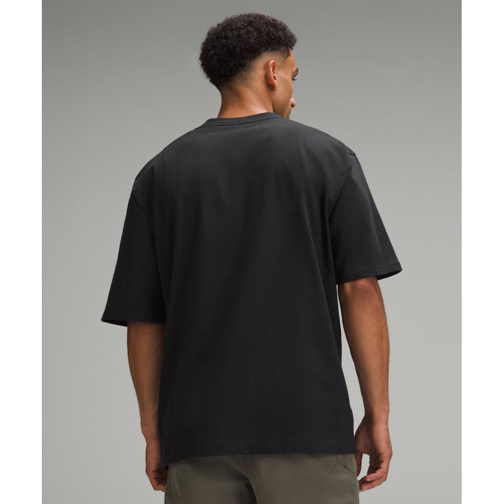 Lululemon HeavyweighT CoTTon Jersey T shirT Black