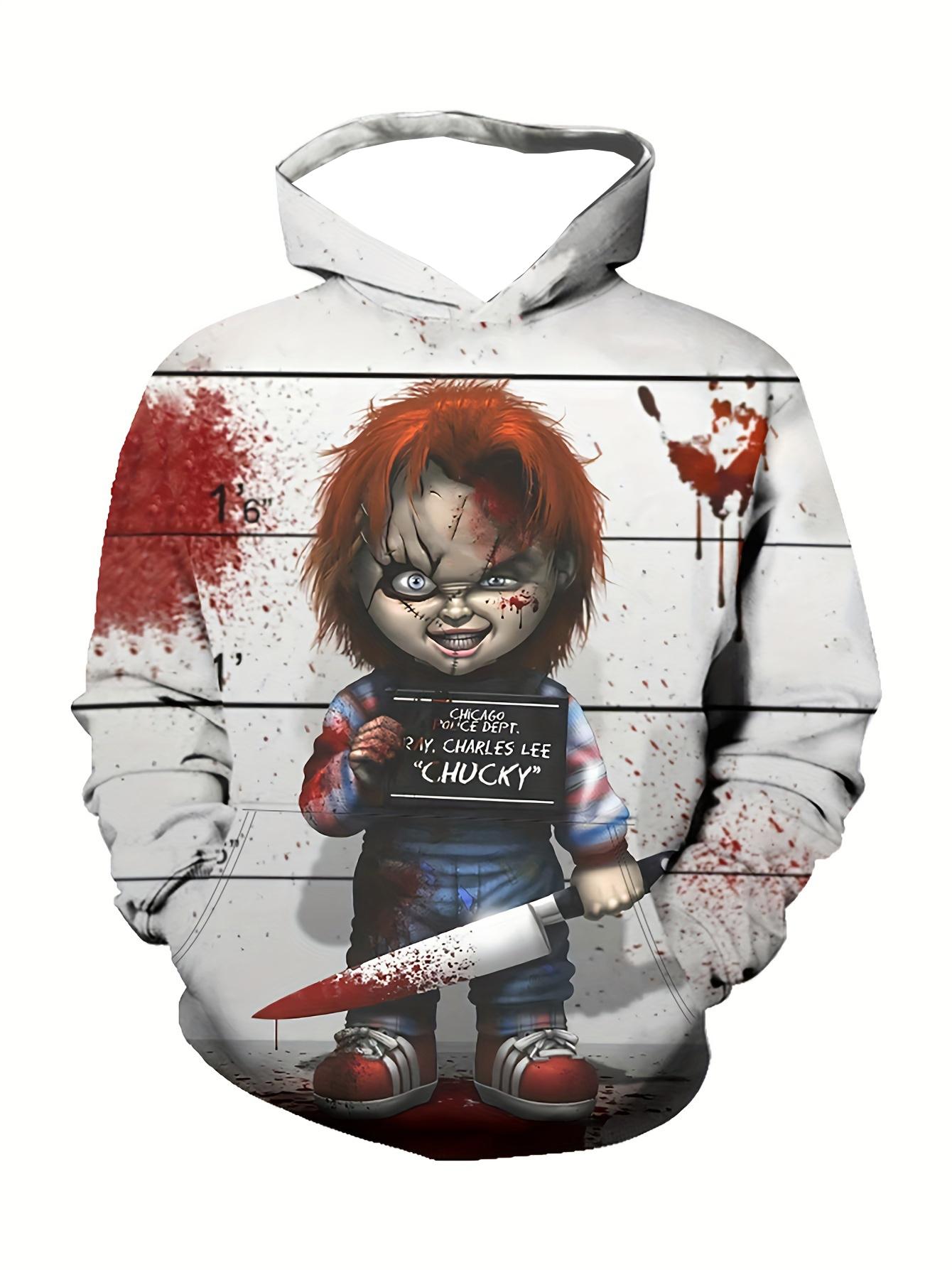 

New Arrival Personality Hoodies Horror Doll 3D Printed Pullover Men Women Casual Oversized Hooded Sweatshirts Cool Hoodie S