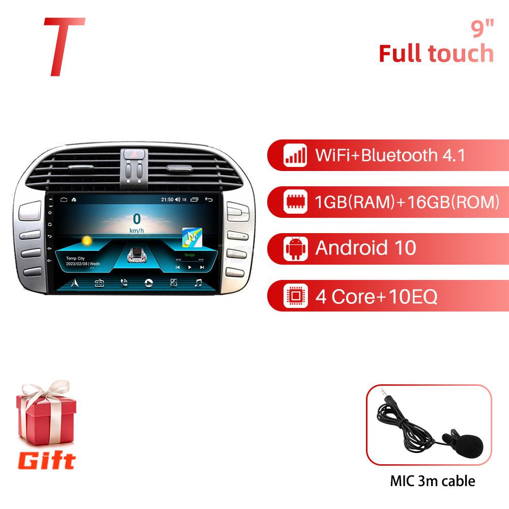 2 Din Carplay Car Multimedia For Fiat Bravo 2007-2012 Android Car Radio Stereo GPS Navigation Head Unit Autoradio Audio 4GLTE