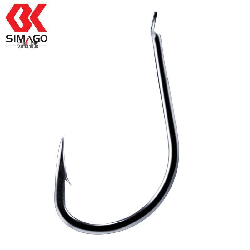 Japanese Ximandote Sliding Dragon Fish Hook: Super Hard, Double Groove, New Kanto Iseama, Barbless & Barbed Options Available.