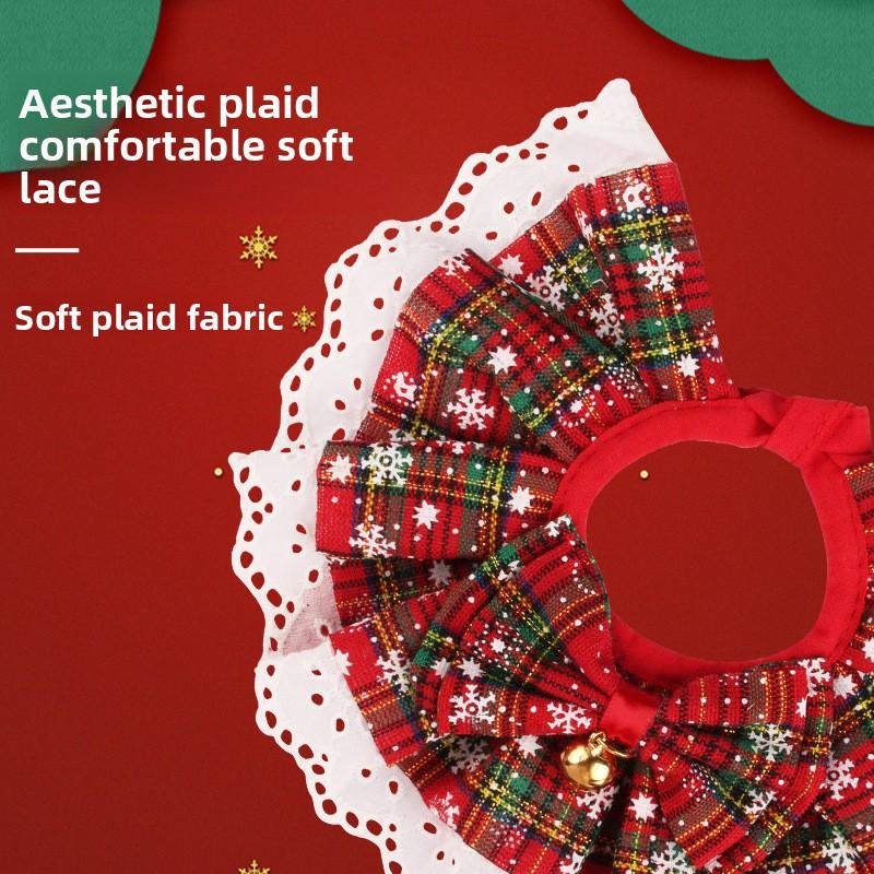 Halloween Haustier Speichel Tücher, Stoffspitze Strickdekorationen, Katzen- und Hundehalsbänder, Kätzchenschals, Haustierschals