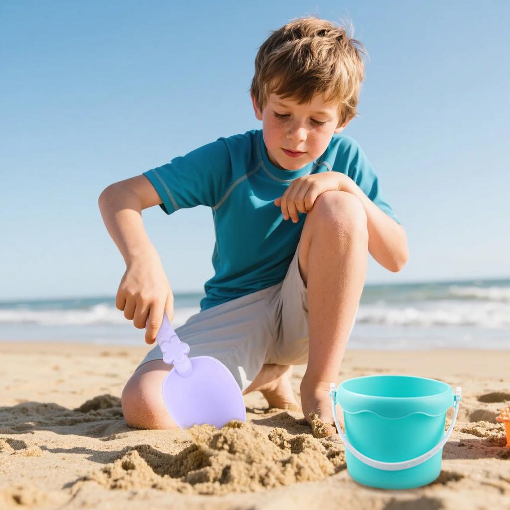 Children'S Sandpit, Sand-Digging Shovel, Small Bucket Sand , Sand-Playing Tool Set, Summer Beach Buggy Toy
