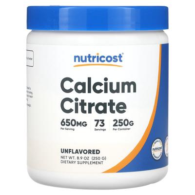 Calcium Citrate, Unflavored, 250G(8.9Oz)