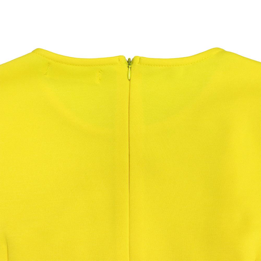 Large Size Women Spring Autumn Fashion Round Collar Long Sleeves Pencil Dress Ladies Elegant One Piece Solid Sheath Dress