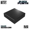 Green Stuff World Square Display Stand, 16cm x 16cm, Black, Hobby Accessory, GSWD-5813