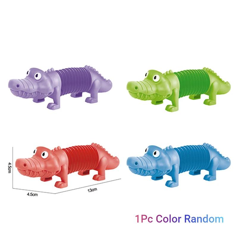 1 шт. Животное Антистресс Игрушка Сенсорные Трубочки для Малышей Снятие Стресса Тревоги Игрушки-Гармошки для Взрослых Детей Забавные Сжимаемые Игрушки Подарки Other