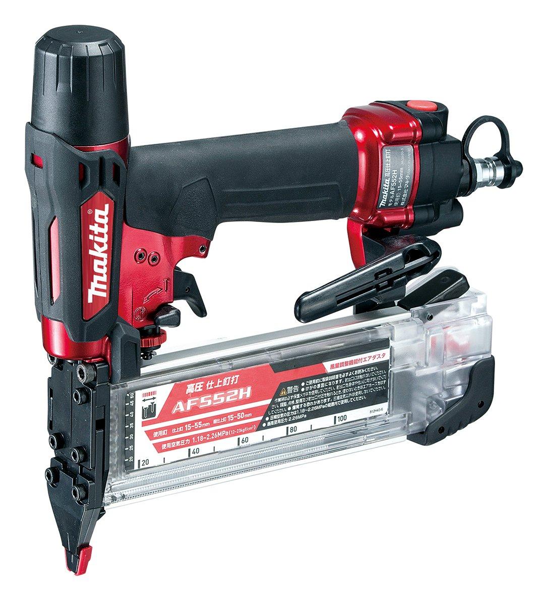 

Фінішне забивання під високим тиском Makita за допомогою Air Duster AF552H (Червоний) червоний