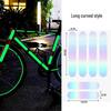 Colorful Reflective Wheel Stickers for Bikes and Motorcycles - Safety Fluorescent Strips