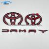 9. Generation Toyota Camry Schwarzes Krieger-Emblem-Aufkleber: Coole & Sportliche Personalisierung