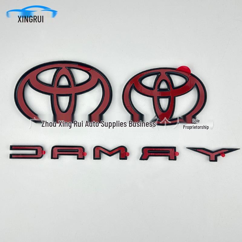9. Generation Toyota Camry Schwarzes Krieger-Emblem-Aufkleber: Coole & Sportliche Personalisierung