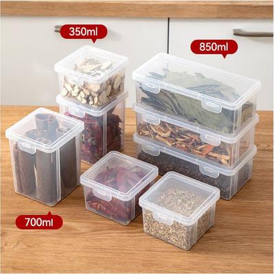 Dried Fruit Salad Plate Snack Dishes Transparent Square Dessert Jar Dish Grid Food Storage Preserved Tray Box Lid Bowl Tableware