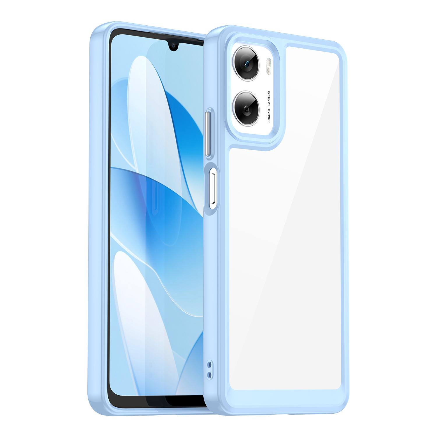 

Samsung Galaxy A26 5G Case, Clear Transparent Phone Case Cover for Samsung Galaxy A26 5G світло-синій колір
