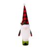 Champagne Bottle Cover Increase Atmosphere Reusable Fine Workmanship Wide Application Gift Decorate Cartoon Plush Christmas Wine Bottle Clothes