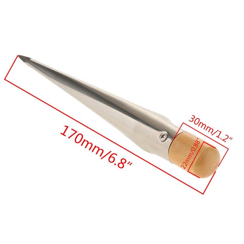 Stainless Steel Splicing Spike Fid Swedish Rope Marine Hardware With Handle Strand Rigger Durable Rope Splicing Fid Spike S