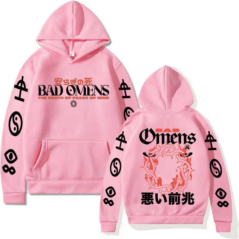 Vintage Bad Omens Funny Graphic Mikina s kapucí