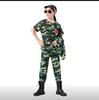 Çocuk Kamuflaj Askeri Üniformaları (Erkek ve Kız Çocukları İçin) - Anaokulu Eğitimleri, Yaz Kampları veya Okul Gösterileri İçin Mükemmel.