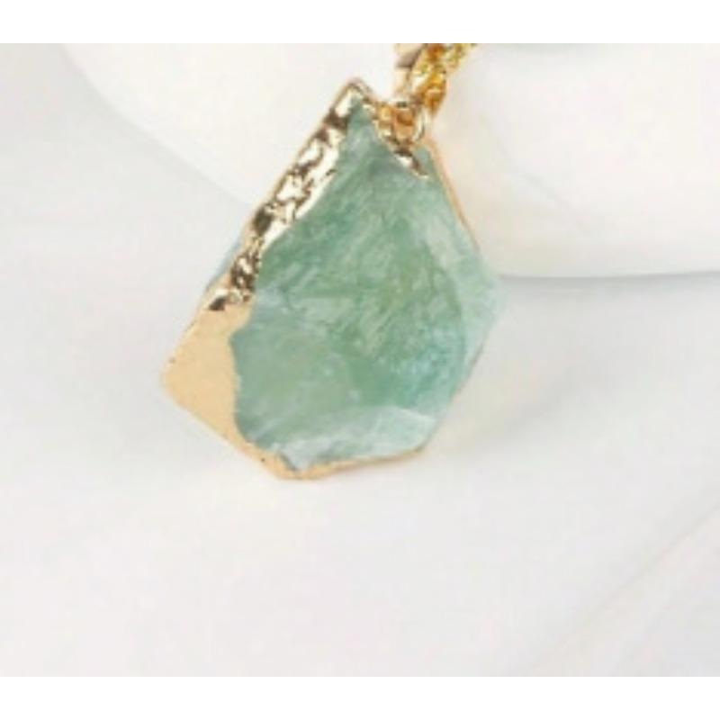 Natural stone irregular pendant, Baroque amethyst shaped necklace, jewelry,Christmas gift, Stocking stuffers, Valentine's Day gift, girlfriend gift