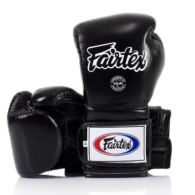 Fairtex Genuine Leather Boxing Gloves BGV9 Black 14oz
