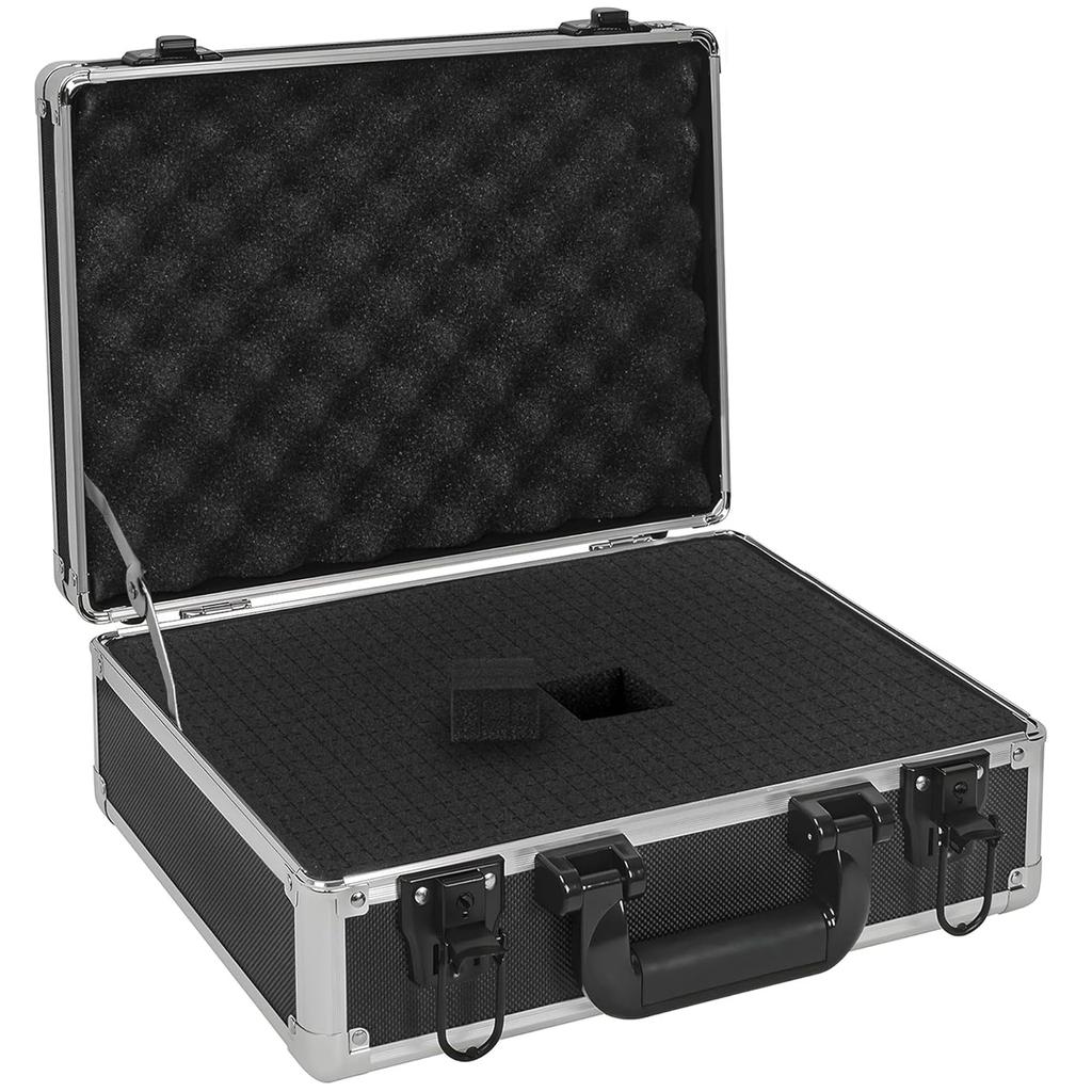 TORIBIO Aluminum Tool Case with Block Protective Tool DIY Attache with Aluminum Precision Instrument Dedicated Storage X X Cm Cushion, Case, Case,