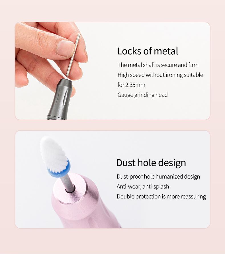 Professional Electric Nail File and Buffer Tool for Manicure and Nail Care
