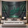 Custom Name Text Tapestry Fendt Personalized Polyester Wall Tapestry For Bedroom And Room
