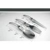 Portable Utensil 3 In 1 Stainless Steel Folded Tableware with Storage Bag Multifunctional Dinnerware Picnic Cutlery