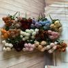 9 Köpfe 1 Bund Kamelienrose Kunstblume Haltebouquets Party Hochzeitszene Display Zimmer Heimdekor Falsche Blumengeschenke