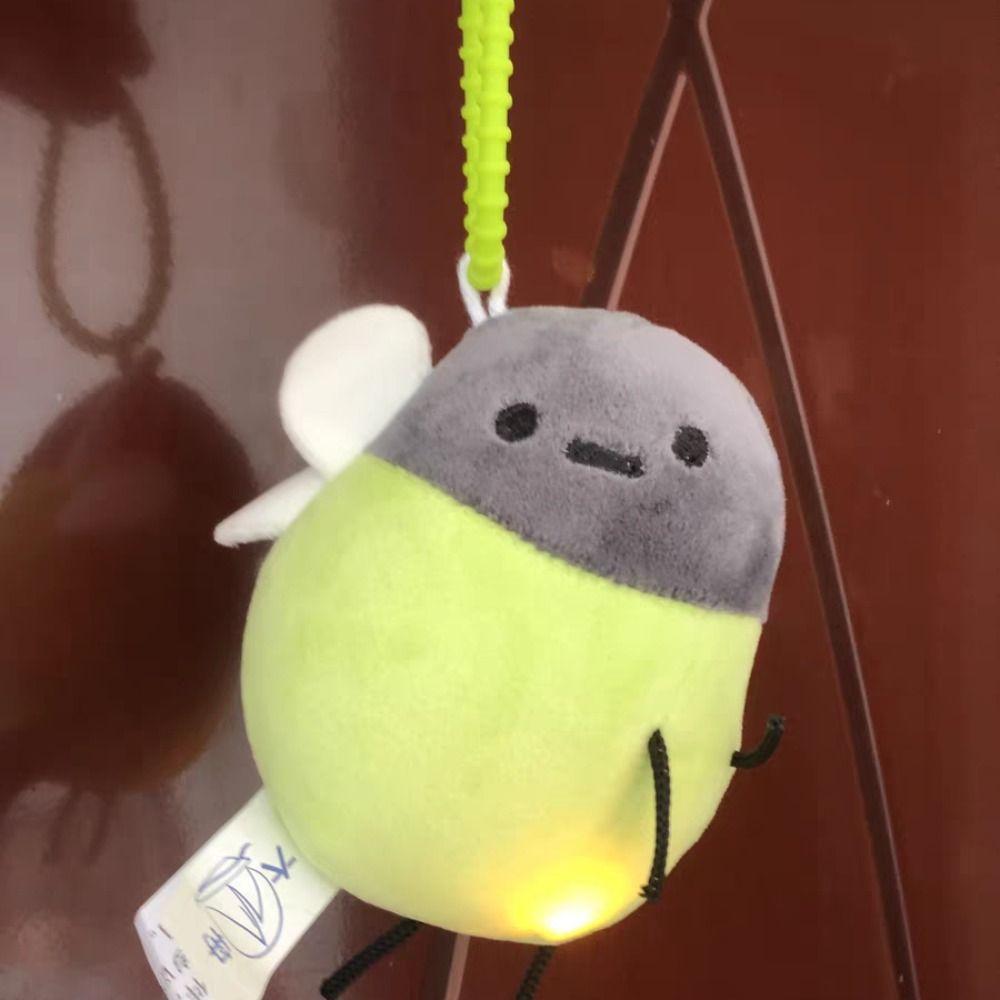 Luciiole Luciiole Peluche Porte-clés Peluche Luciiole Lumineuse Porte-clés en Peluche Cadeau d'Anniversaire pour Enfants