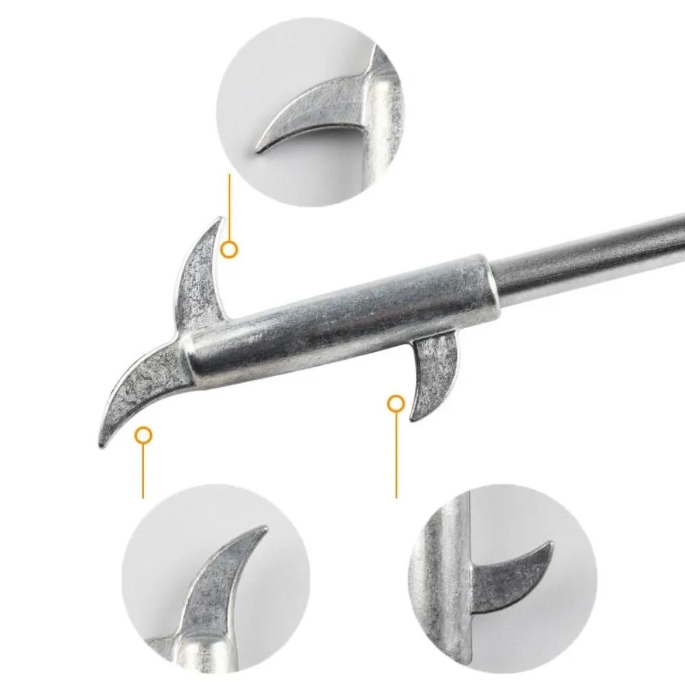 1pc Durable Tire Cleaning Tool – Hook Screwdriver Accessory with Threaded Joint for Groove & Broken Stone Cleaning