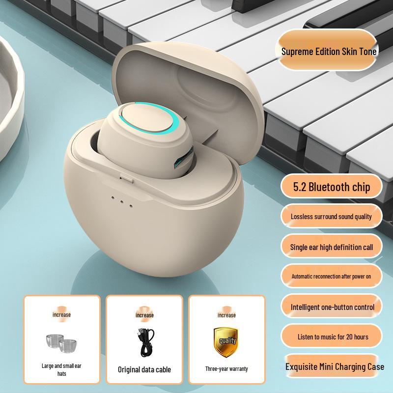 Wireless Bluetooth In-Ear Earbuds with Super Long Battery Life